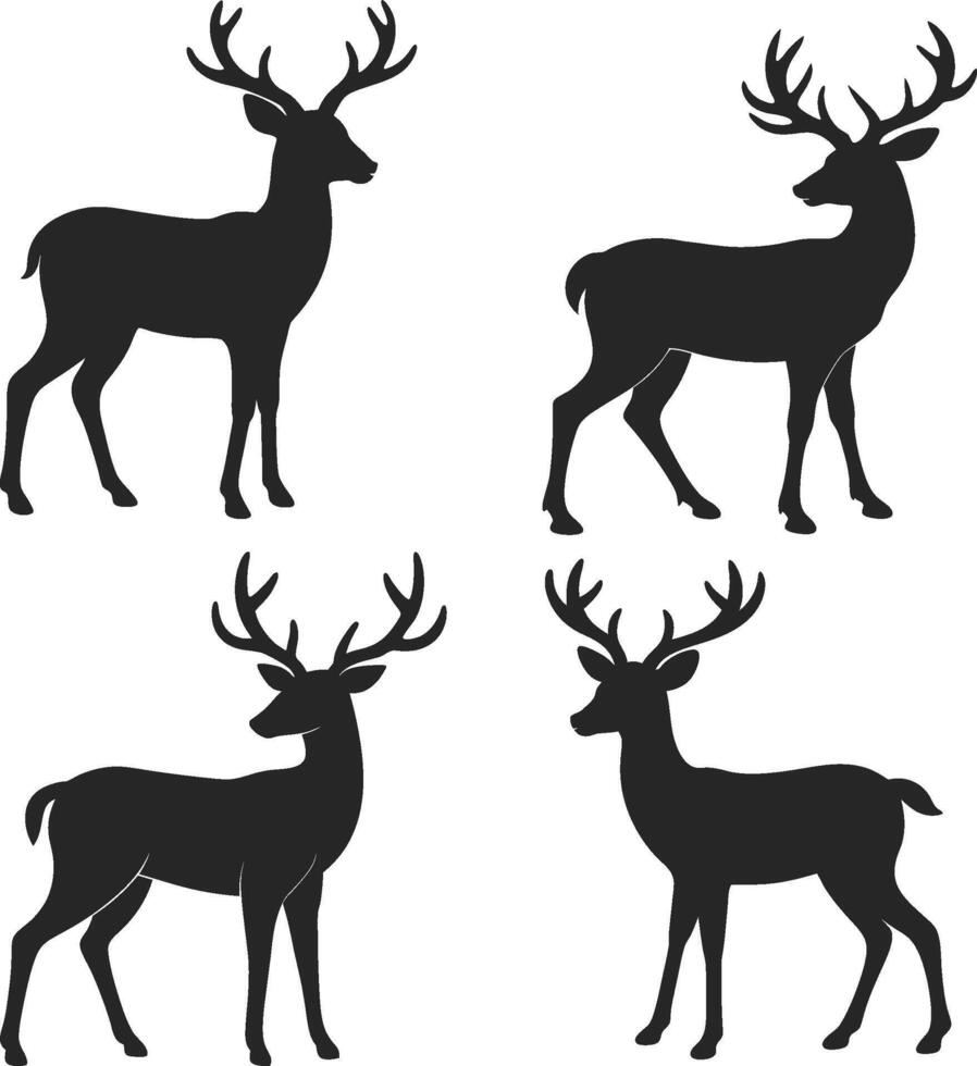 Deer Silhouette illustration art vector