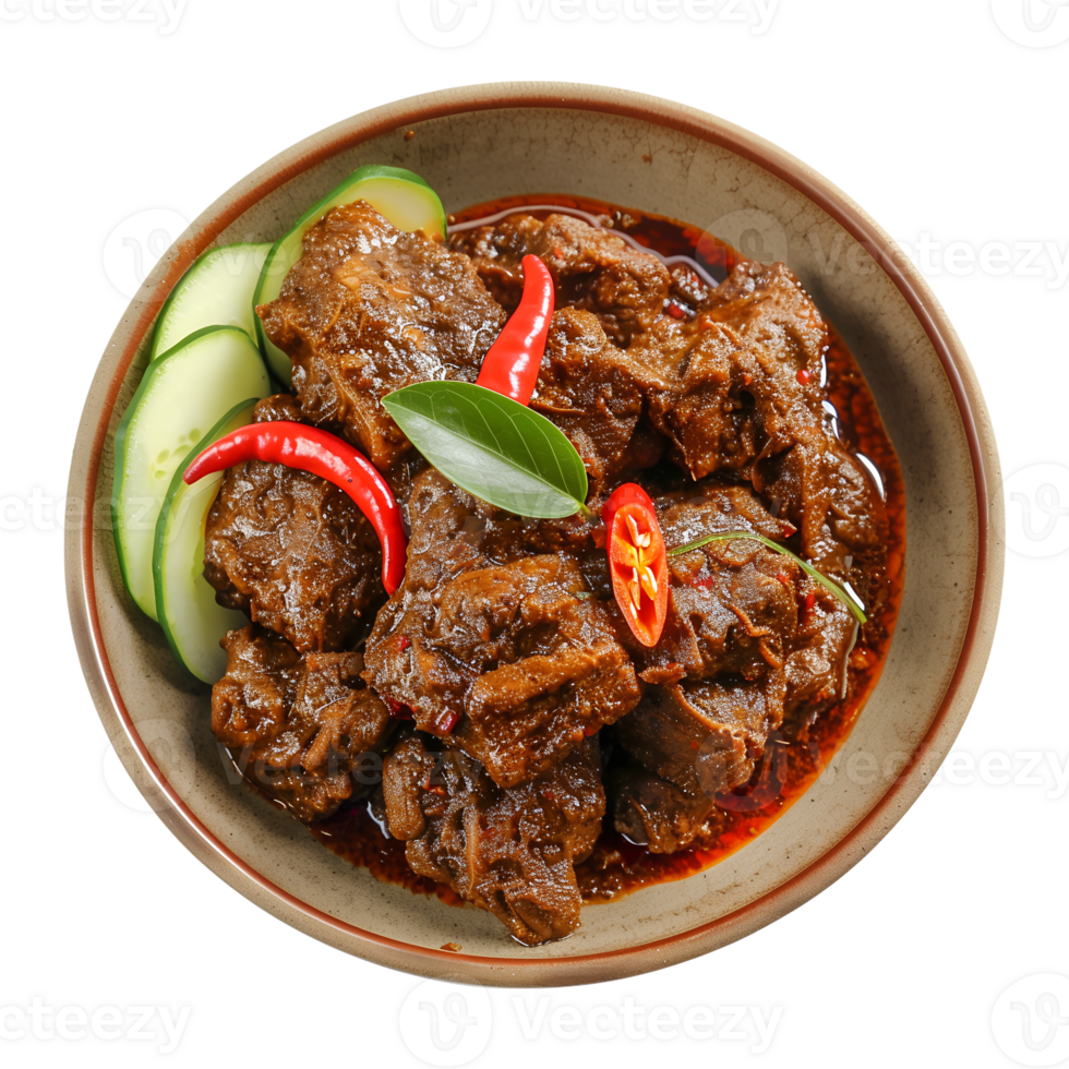 Traditional Indonesian Cuisine Rendang png