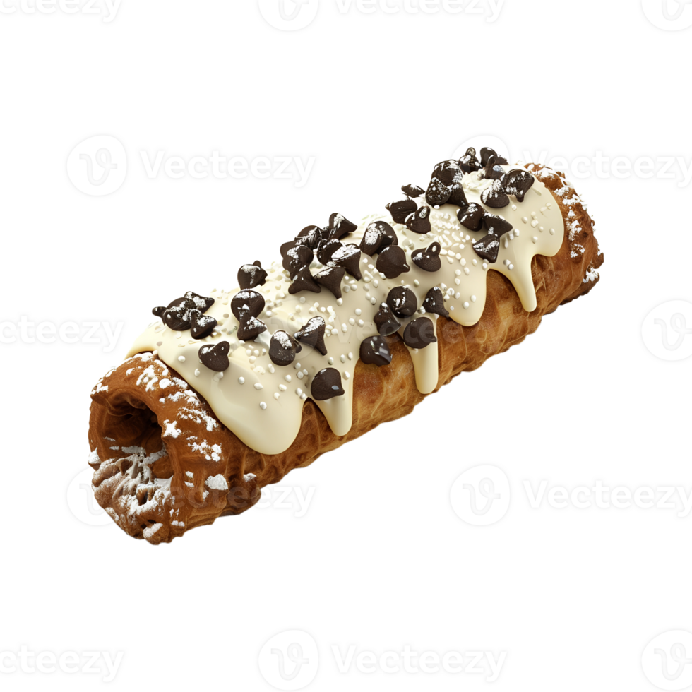 Delicious Cannoli with a Transparent Background png