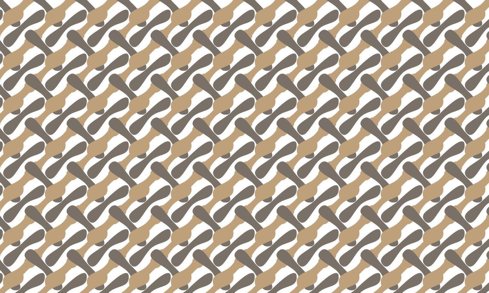 Elegant Beige and Gray Interlocking Leaf Pattern on White Background vector