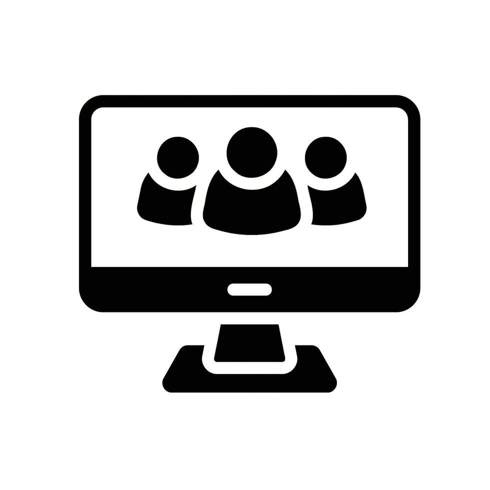 human resources Glyph Icon White Background vector