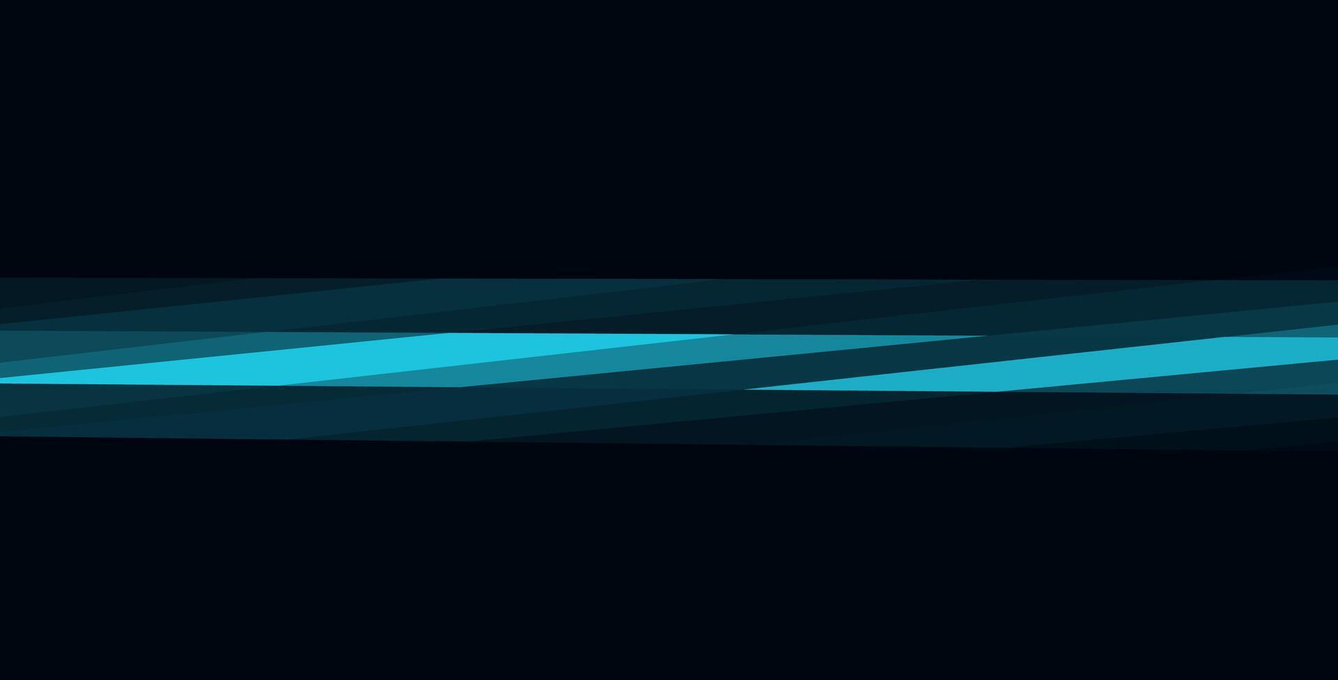 Abstract dark background with blue striped pattern. vector
