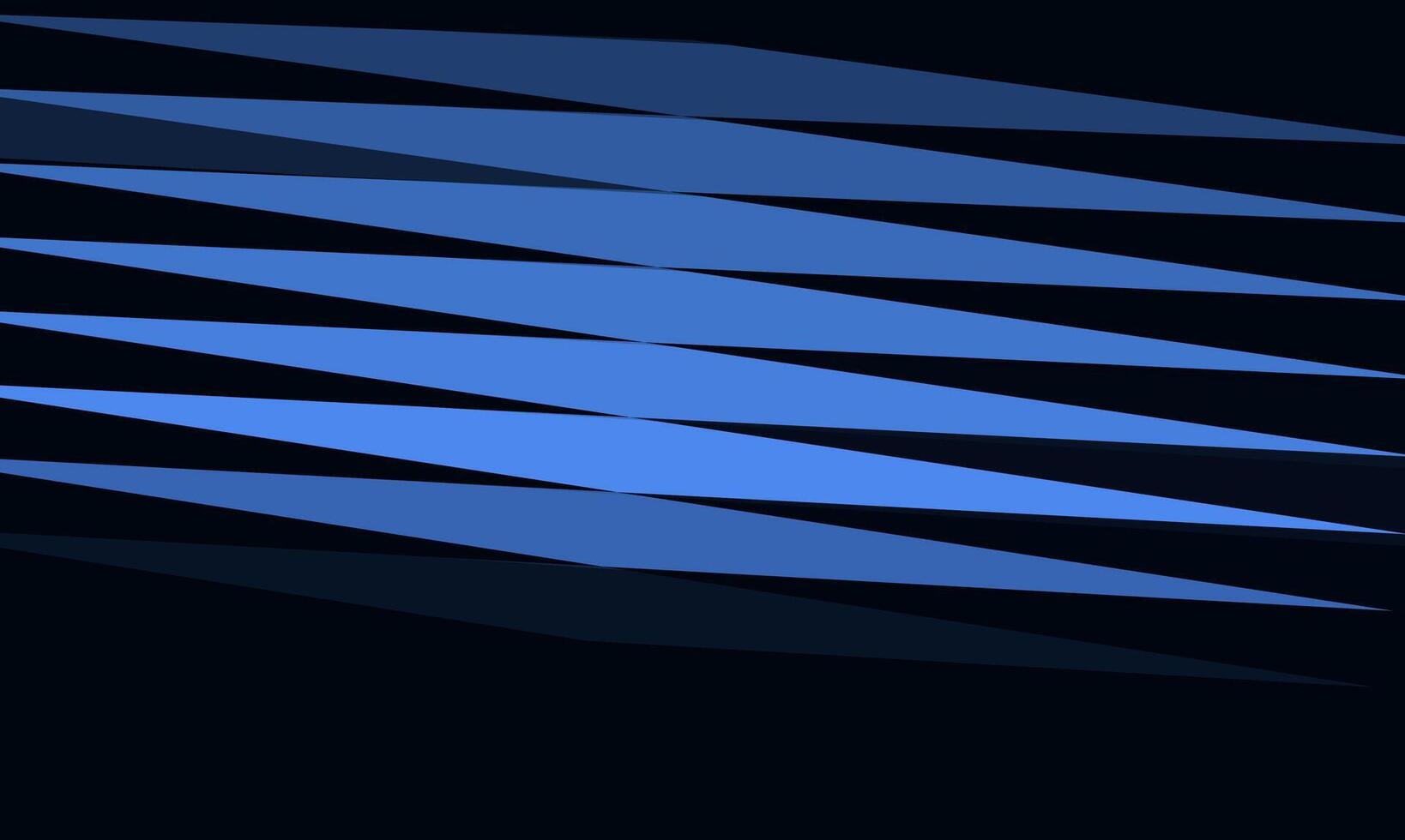 Blue diagonal stripes on dark background. vector