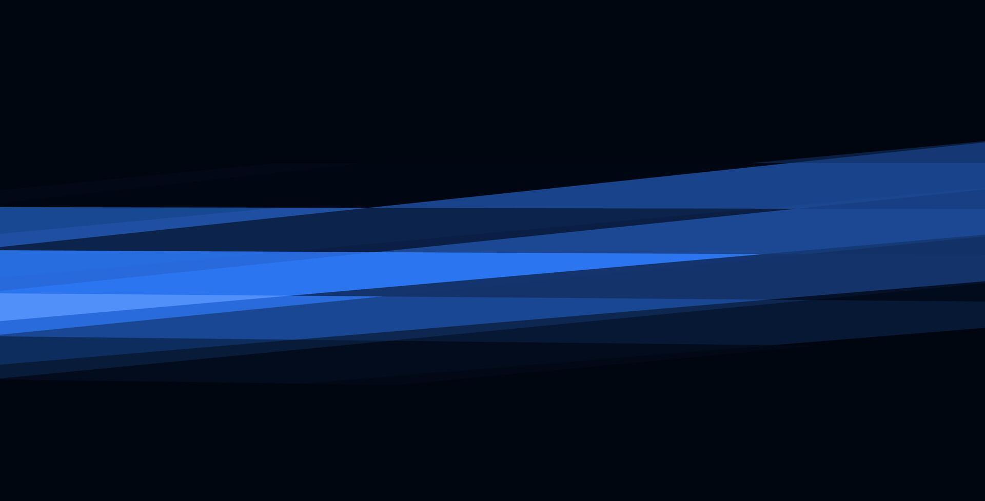 Abstract dark blue layered polygon. vector