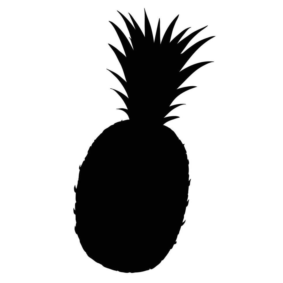 Pineapple Fruit Icon for Tropical, Healthy, and Fresh Design vector