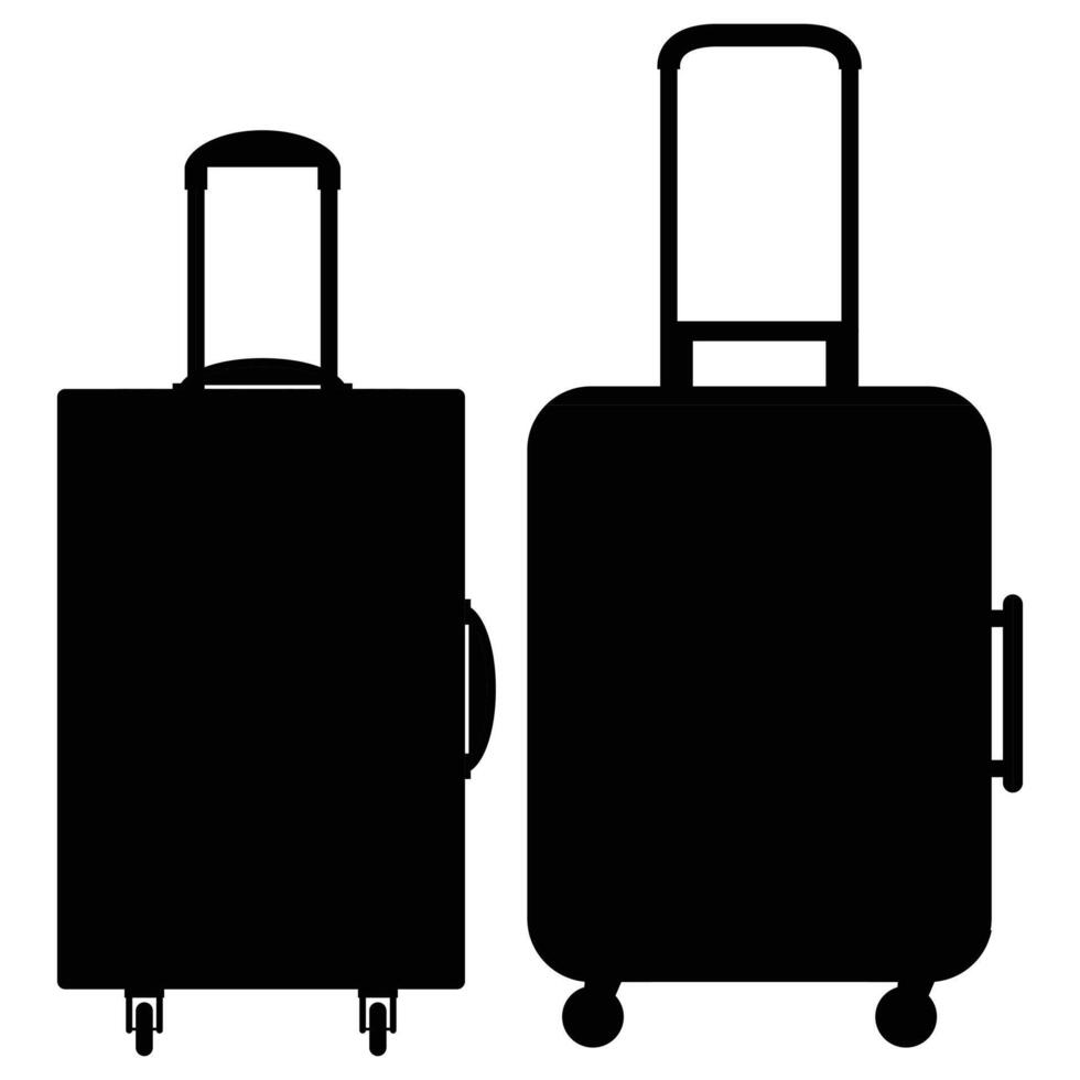 Suitcases Icon for Travel, Luggage, and Vacation Designs vector