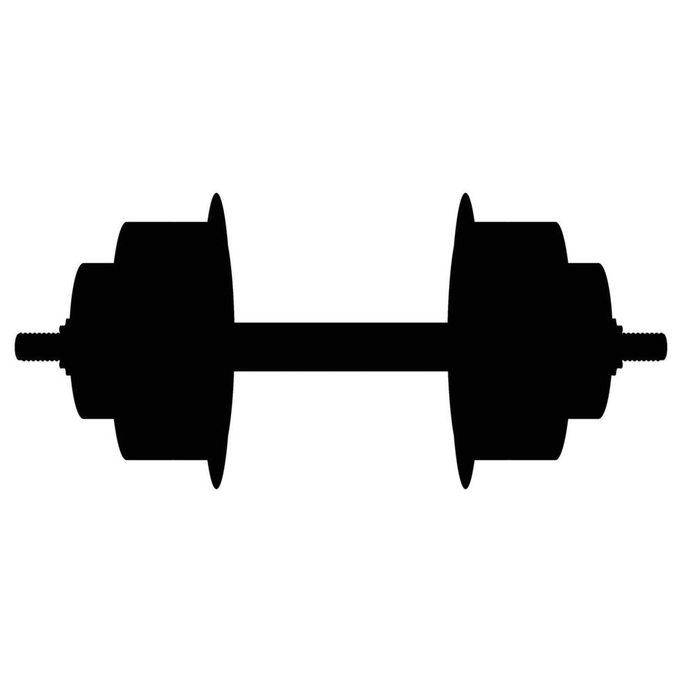 Dumbbell Line Icon for Fitness, Gym, and Exercise vector