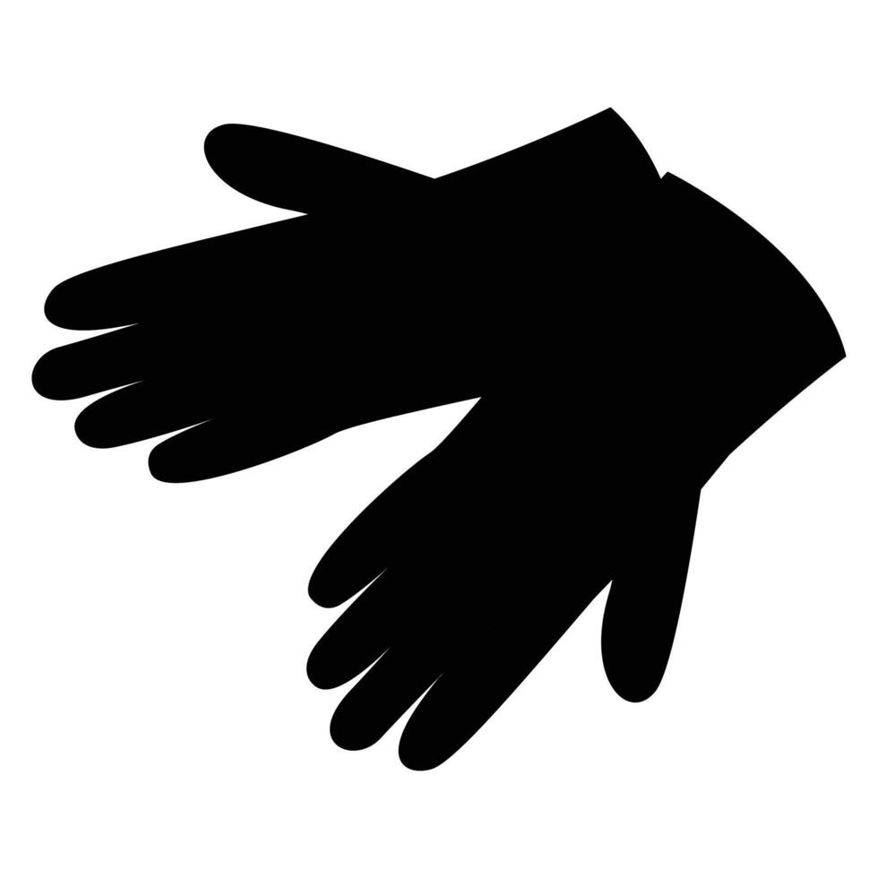 Winter Warm Gloves Icon for Cold Weather and Fashion vector