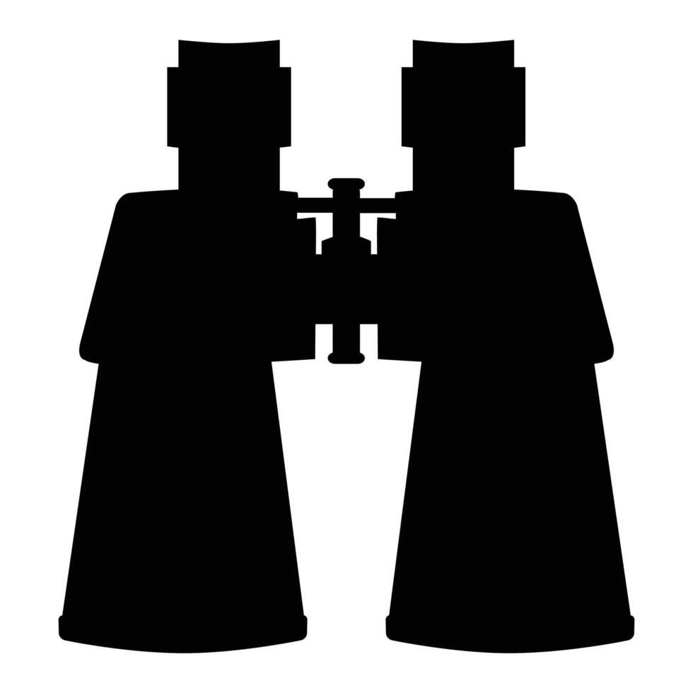 Binoculars Icon for Adventure, Exploration, and Travel vector