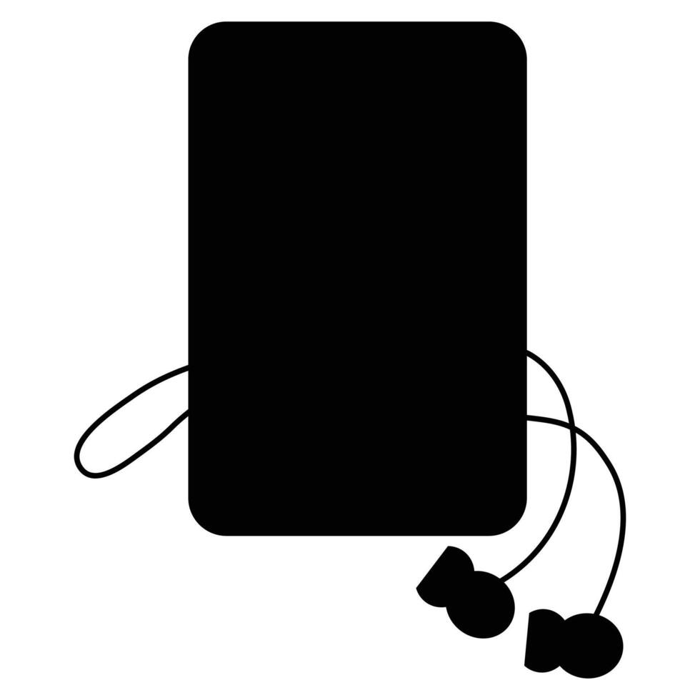Headphones Icon for Music, Audio, and Technology Design vector
