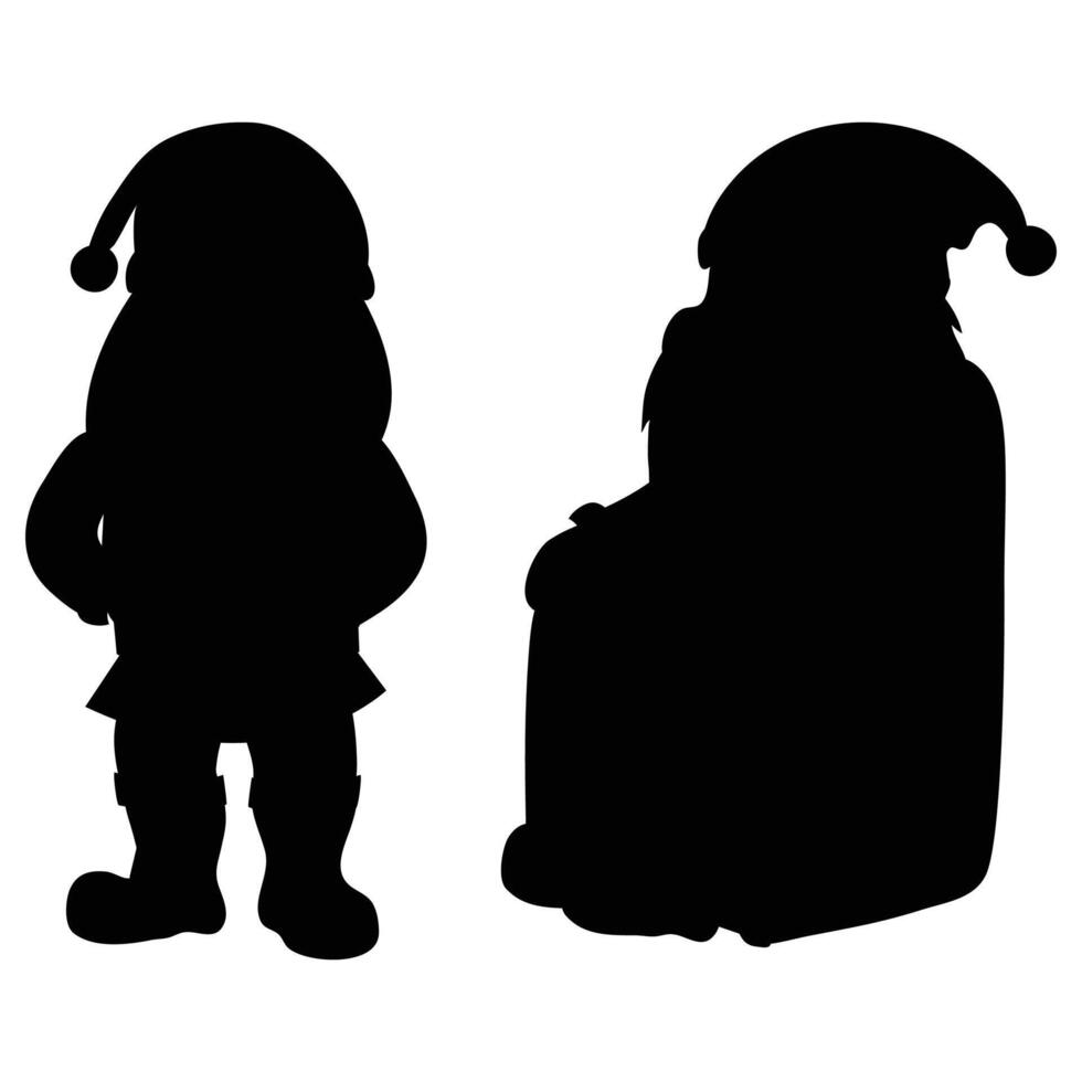 Santa Claus Icon for Christmas, Holidays, and Festive Design vector