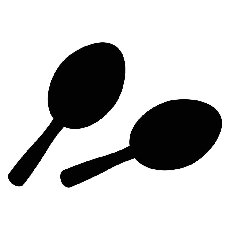 Maracas Musical Icon for Latin and Dance Themes vector