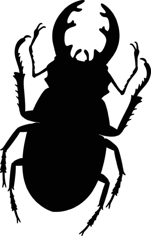 Stag Beetle Icon for Insects, Nature, and Wildlife vector