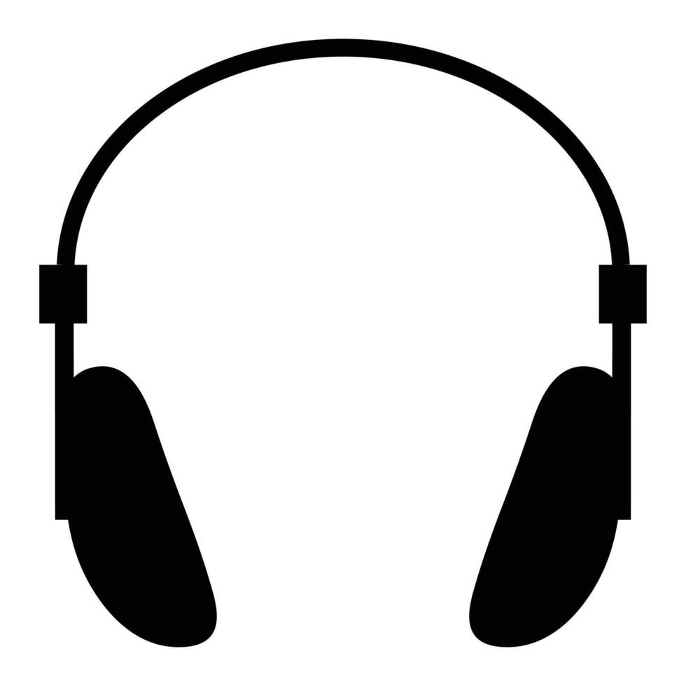 Headphones icon for music sound and audio devices 54005737 vector art