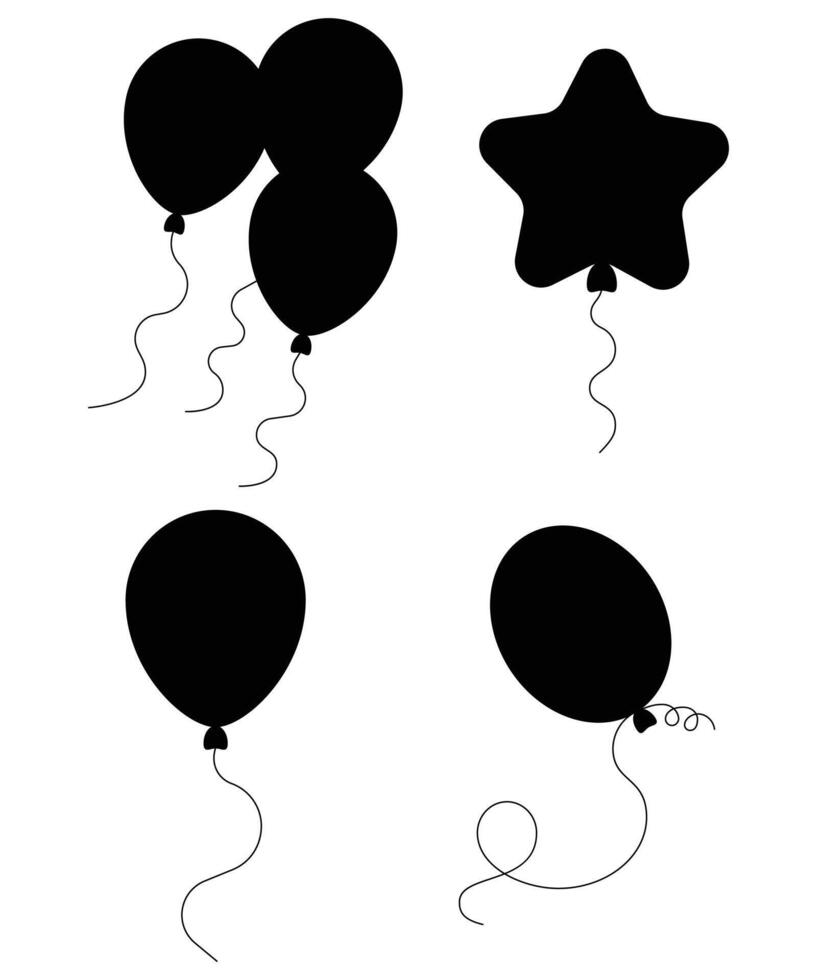 Balloon Icon for Celebration and Party Designs vector
