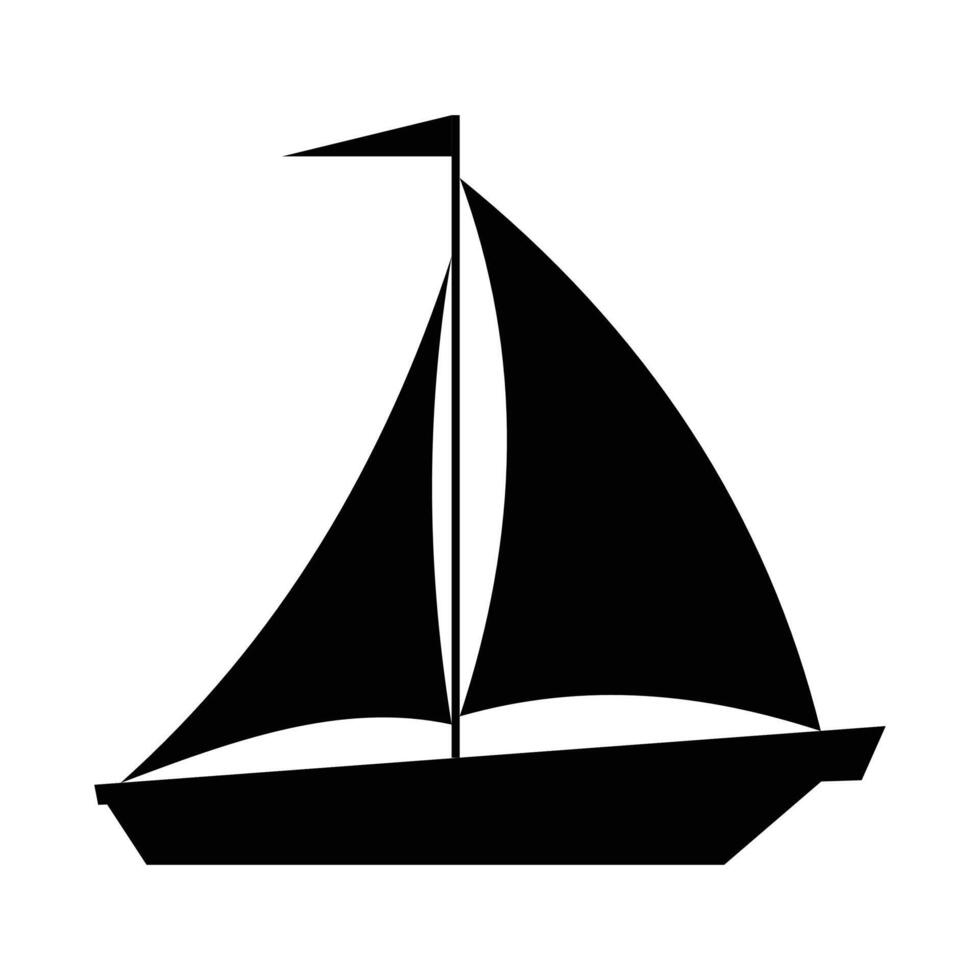 Boat Trip on Calm Water for Scenic Adventure and Travel vector