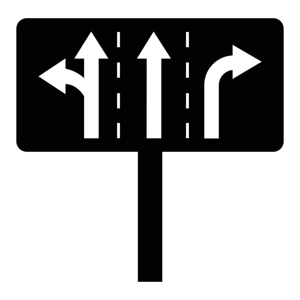 Clear Road Sign for Traffic Direction and Safety vector
