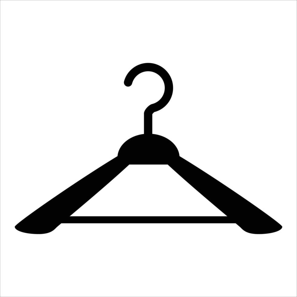 Hanger Icon for Clothing and Wardrobe Design vector