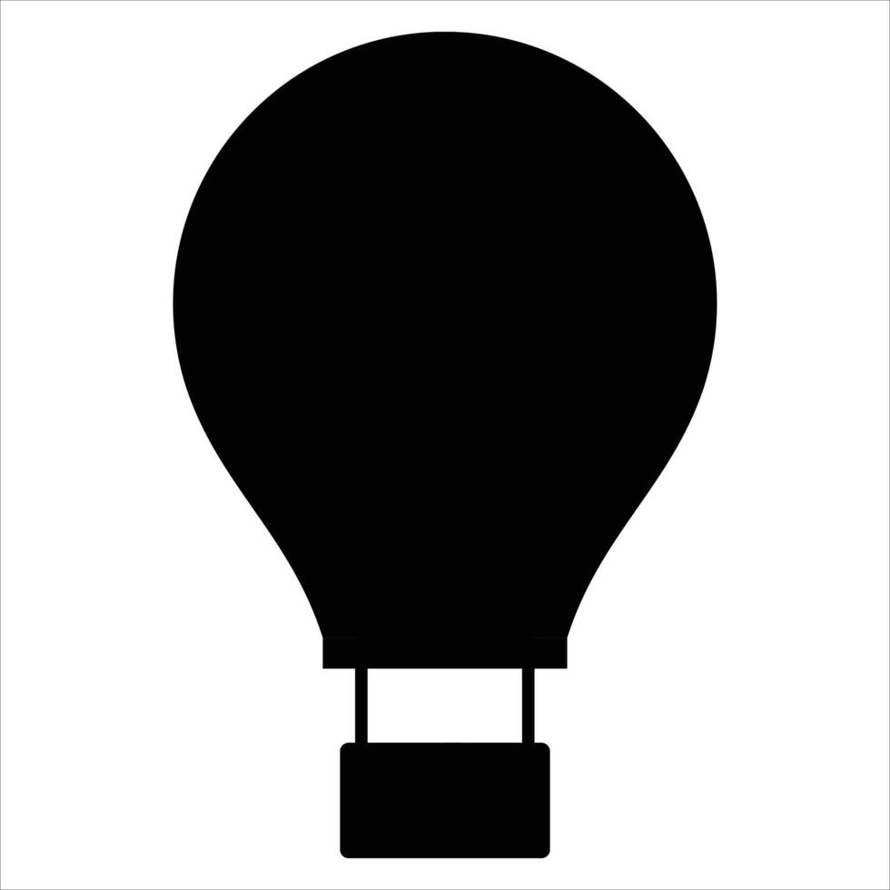 Hot Air Balloon Icon for Adventure and Travel Design vector