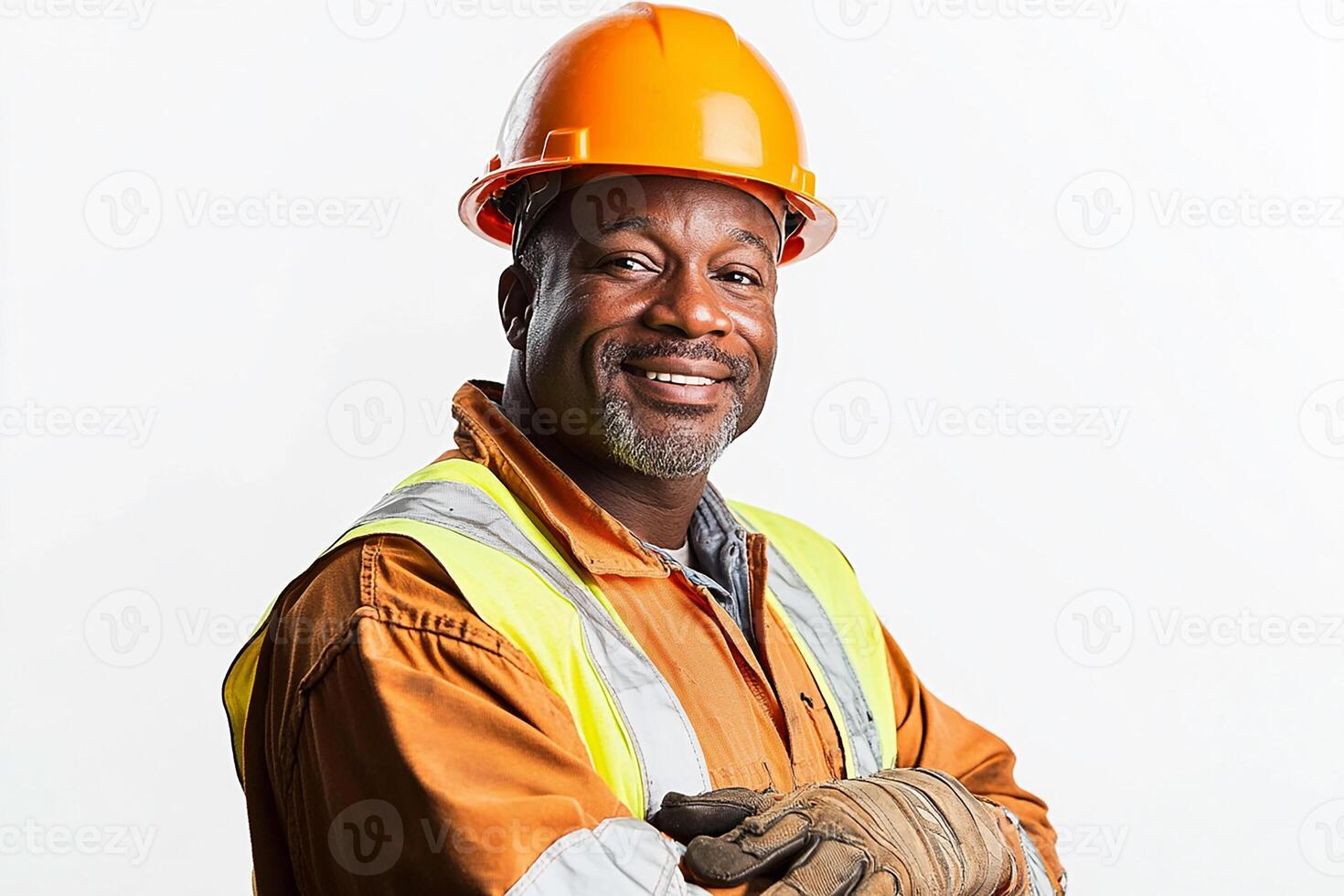 A man in a hard hat photo