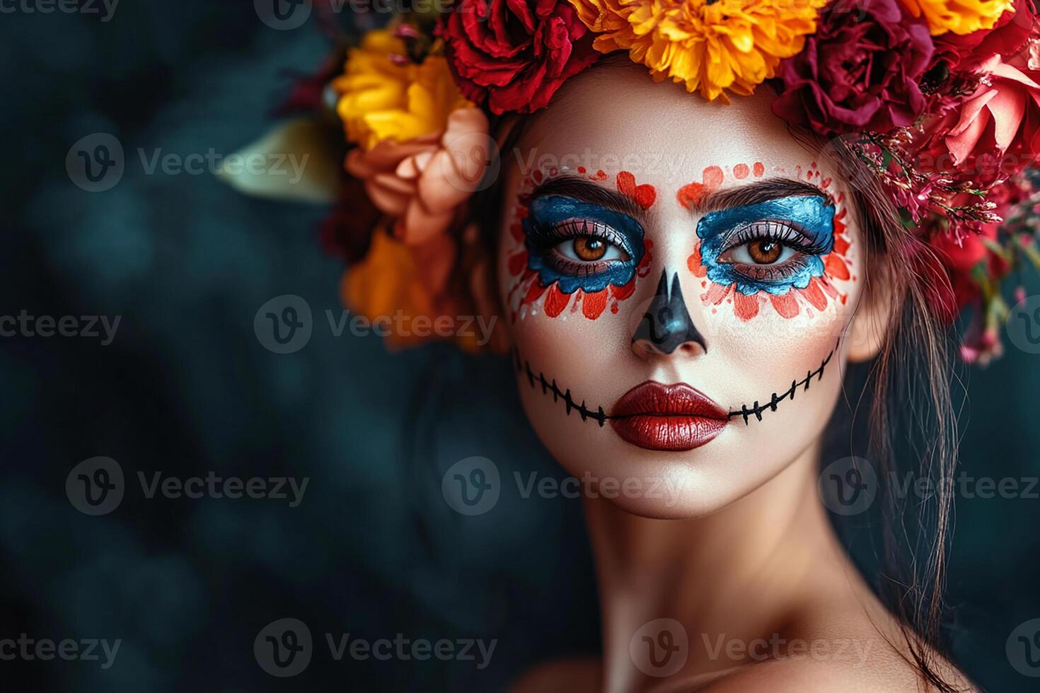 Day of the dead makeup photo