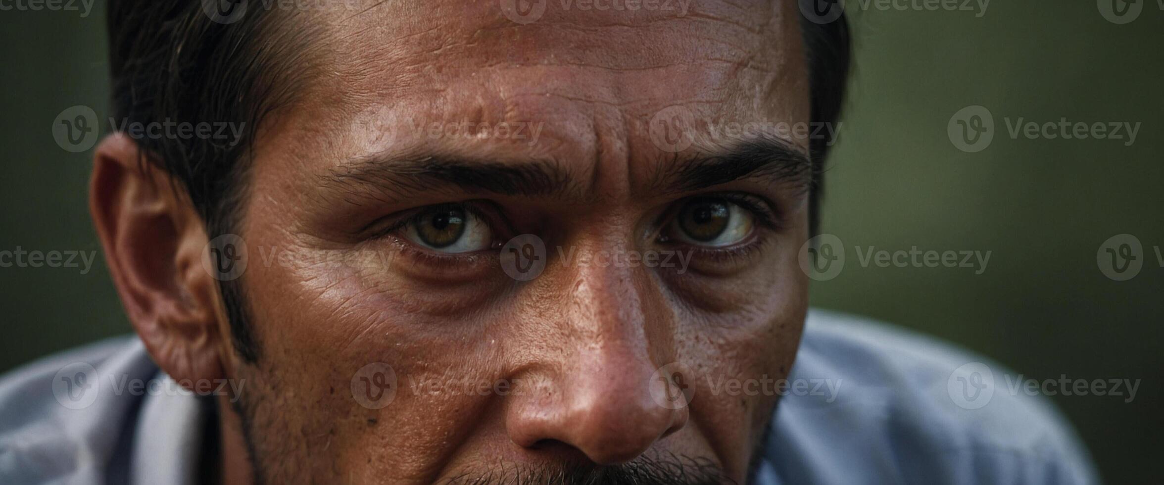 A close up of a man with a beard photo