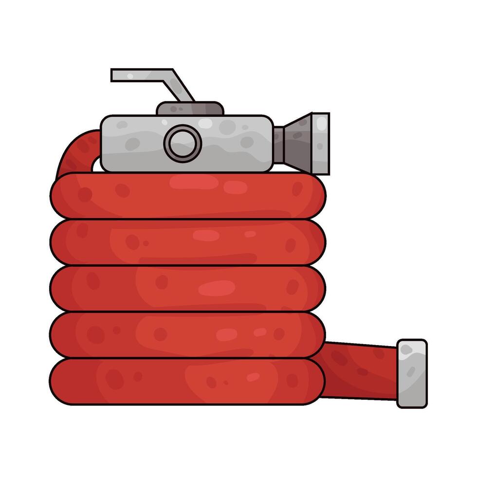 Illustration of Fire Hose vector