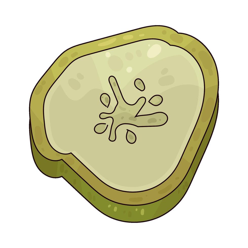 Illustration of Pickled Cucumber vector
