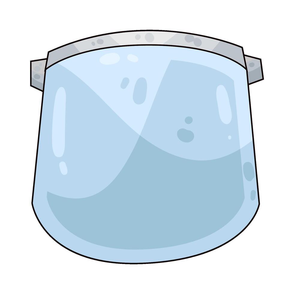 Illustration of Face Shield vector