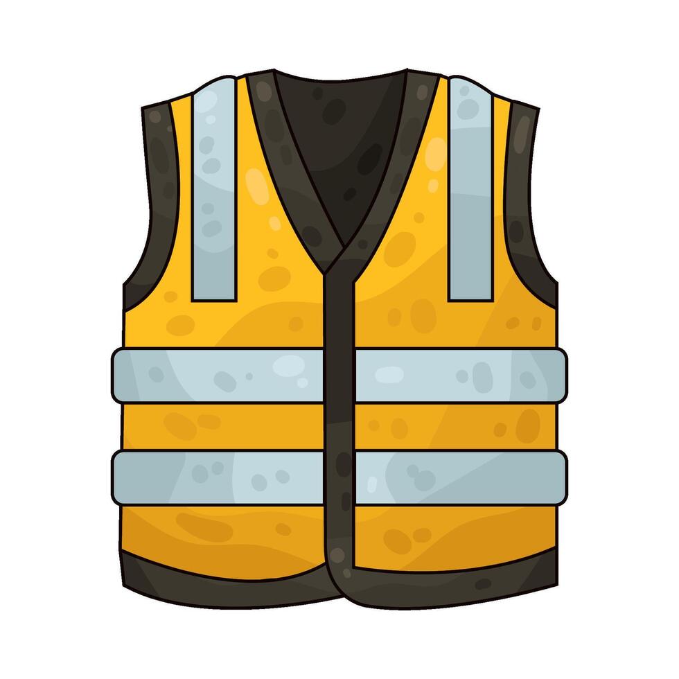 Illustration of High Visibility Vest vector