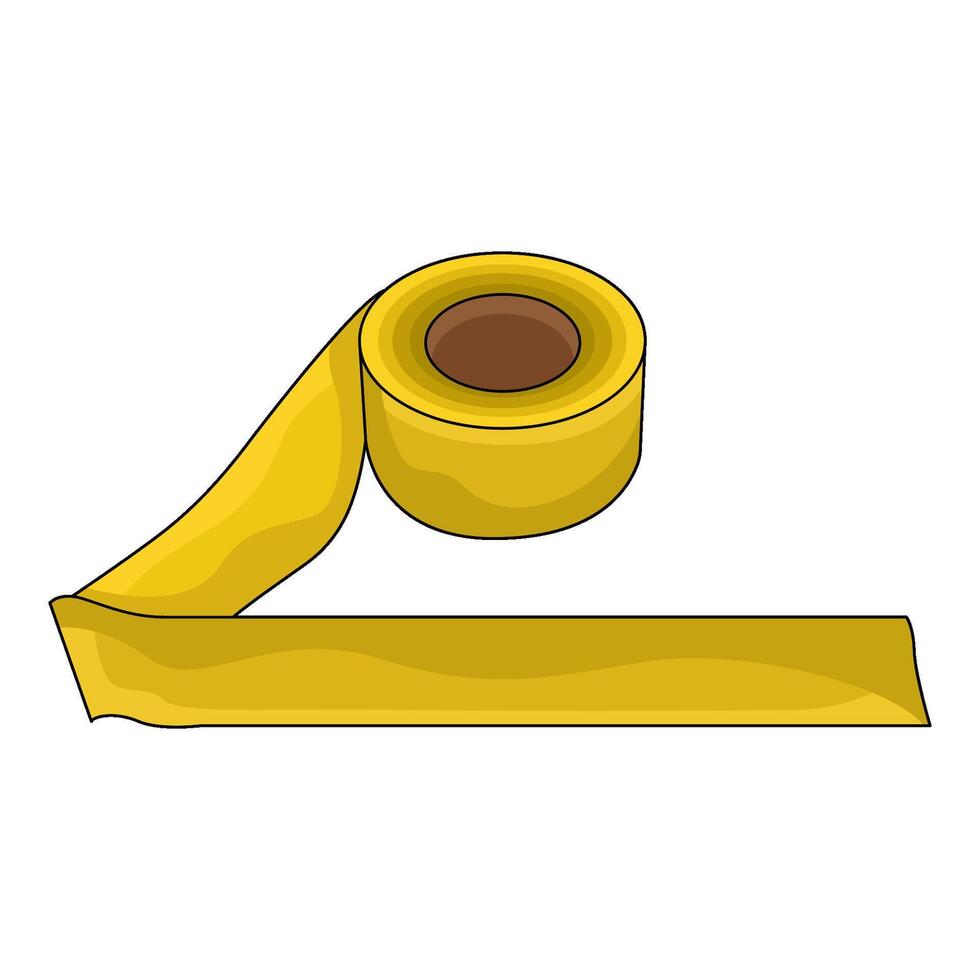 illustration of Caution Tape vector