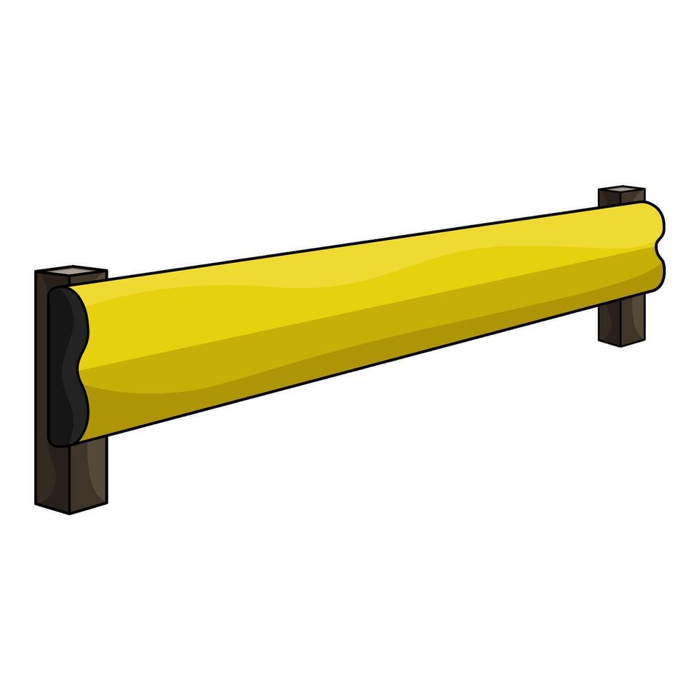 illustration of Worksite Safety Barrier vector