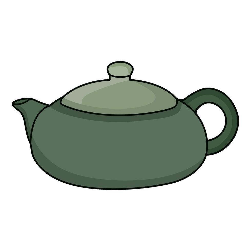 illustration of Teapot vector