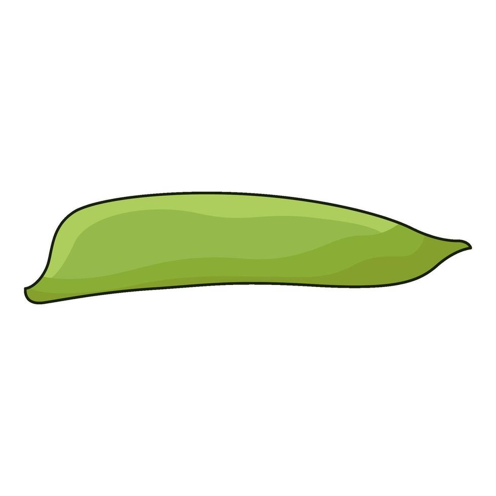 illustration of Snow Peas vector