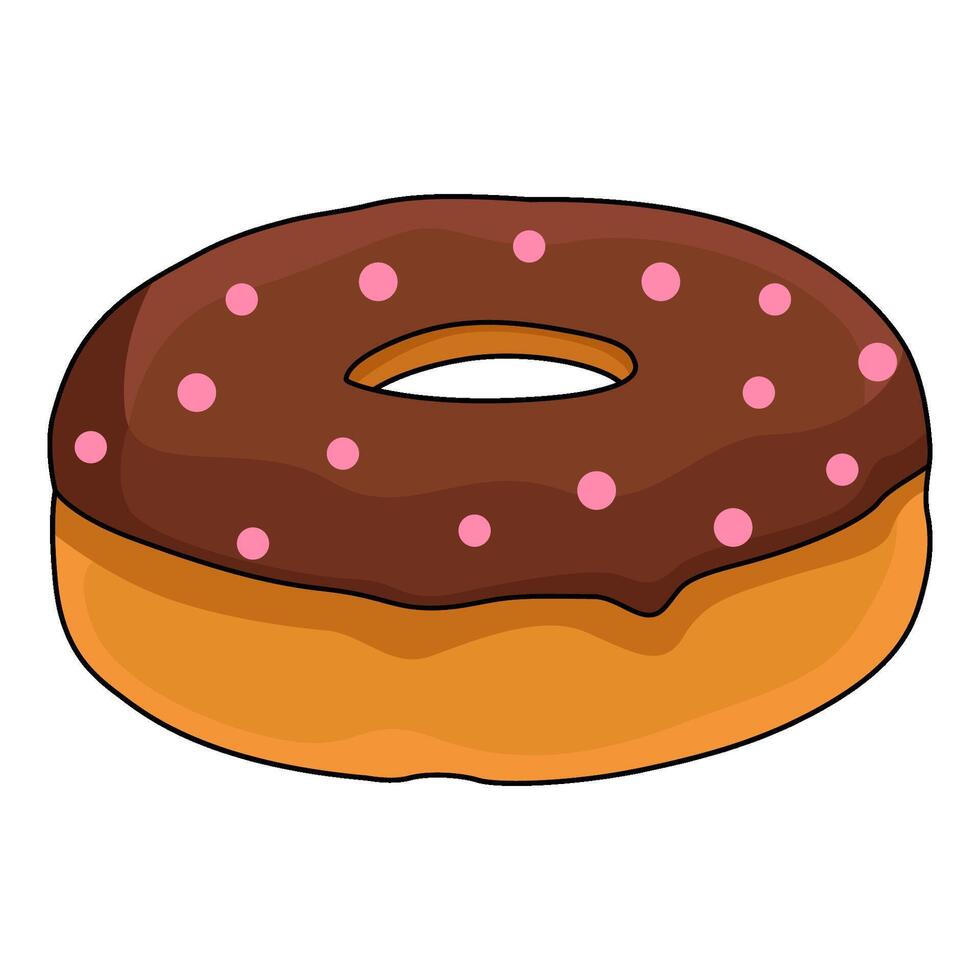 illustration of donut vector