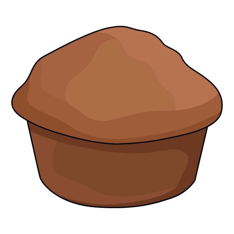 illustration of Muffin vector
