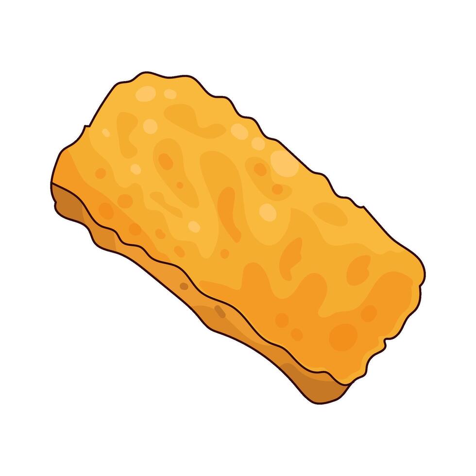 Illustration of Hash browns vector