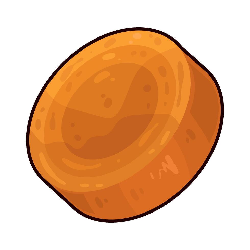 Illustration of Sliced Carrot vector
