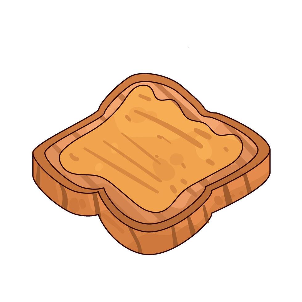 Illustration of toast vector