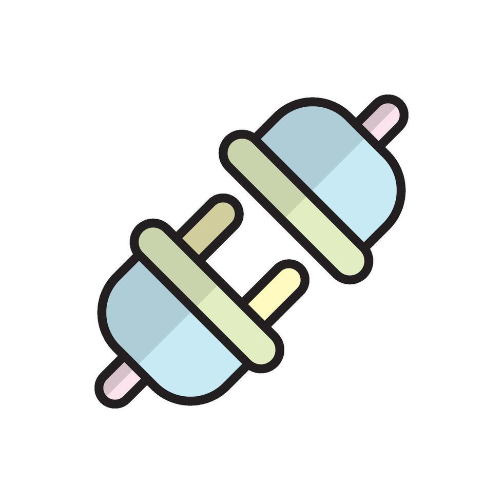 Power Plug icon design element templates simple vector
