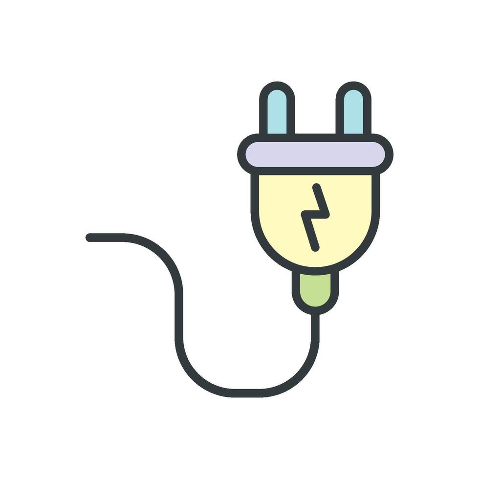 Electrical Outlet icon design element templates simple and modern concept vector