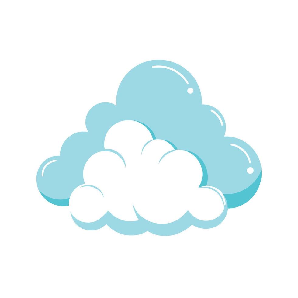 Soft and Dreamy Clouds in a Peaceful Atmosphere vector