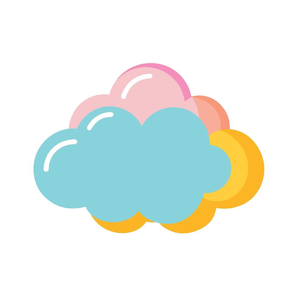 Airy and Ethereal Clouds in Endless Horizons vector