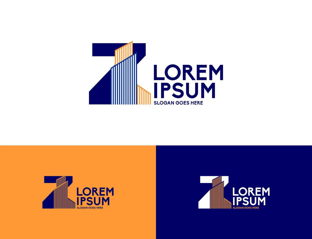 Real estate logo design concept vector