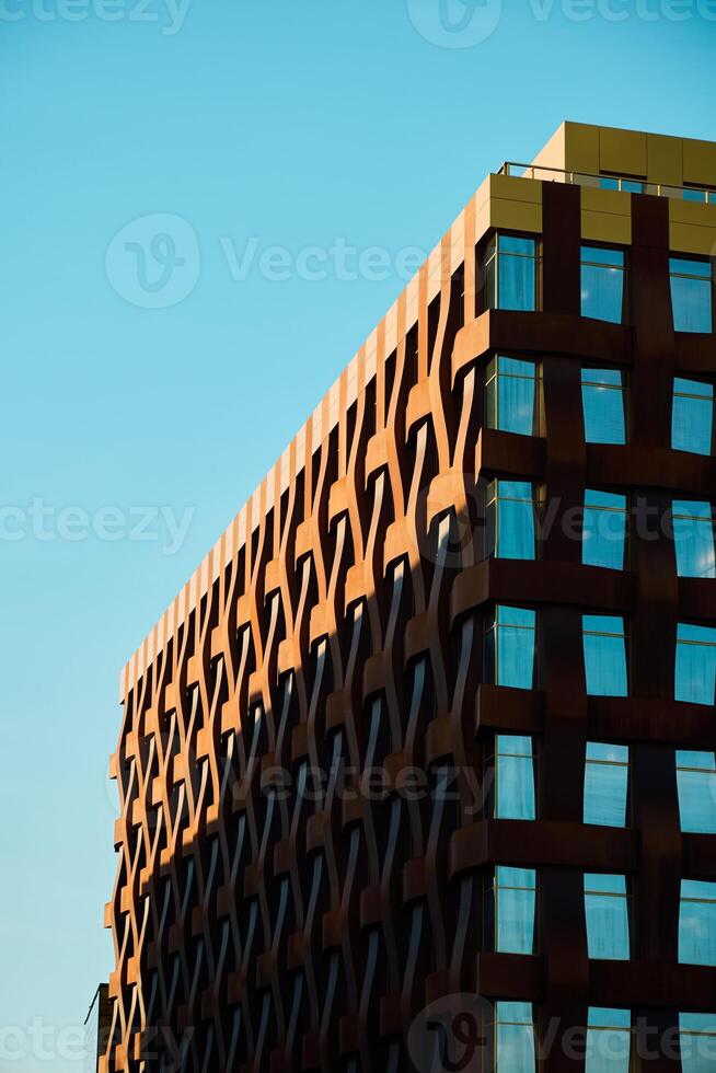 The Modern Architectural Design embodies a Unique and Innovative Facade, captivating all who see it photo