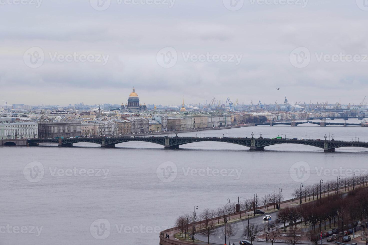 St. Petersburg offers a stunning skyline featuring beautiful bridges and a captivating river view photo