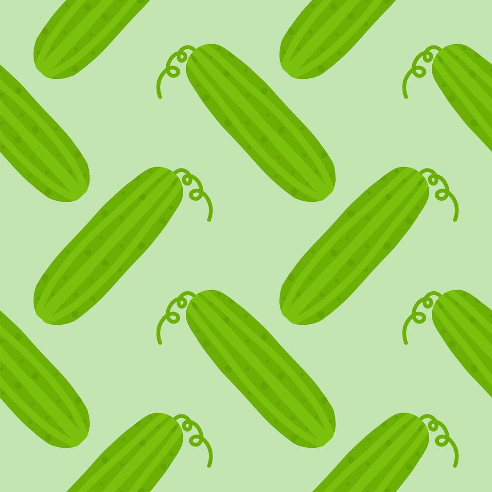 pickled cucumber seamless pattern. vector