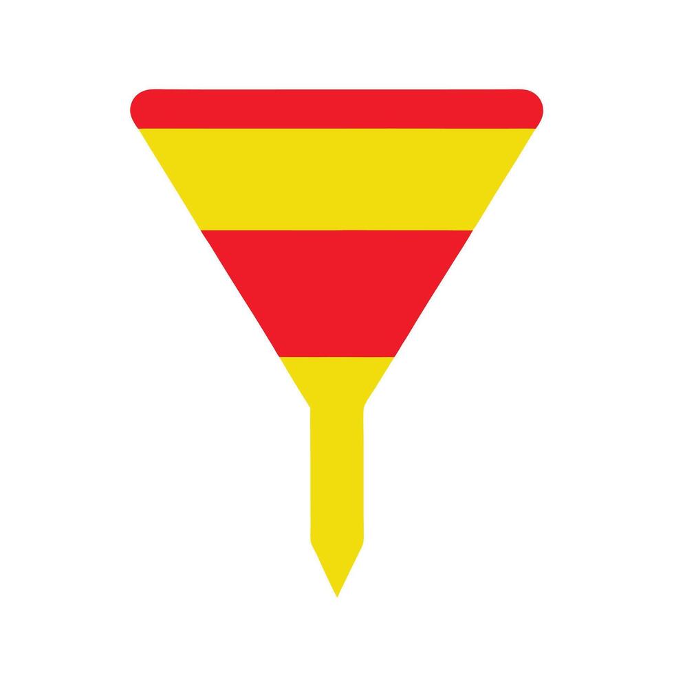 Funnel color design vector