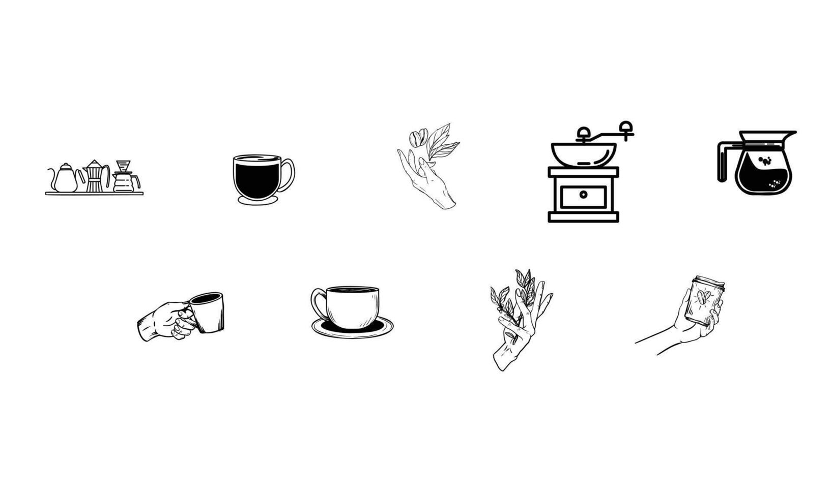 coffee logo illustration vector