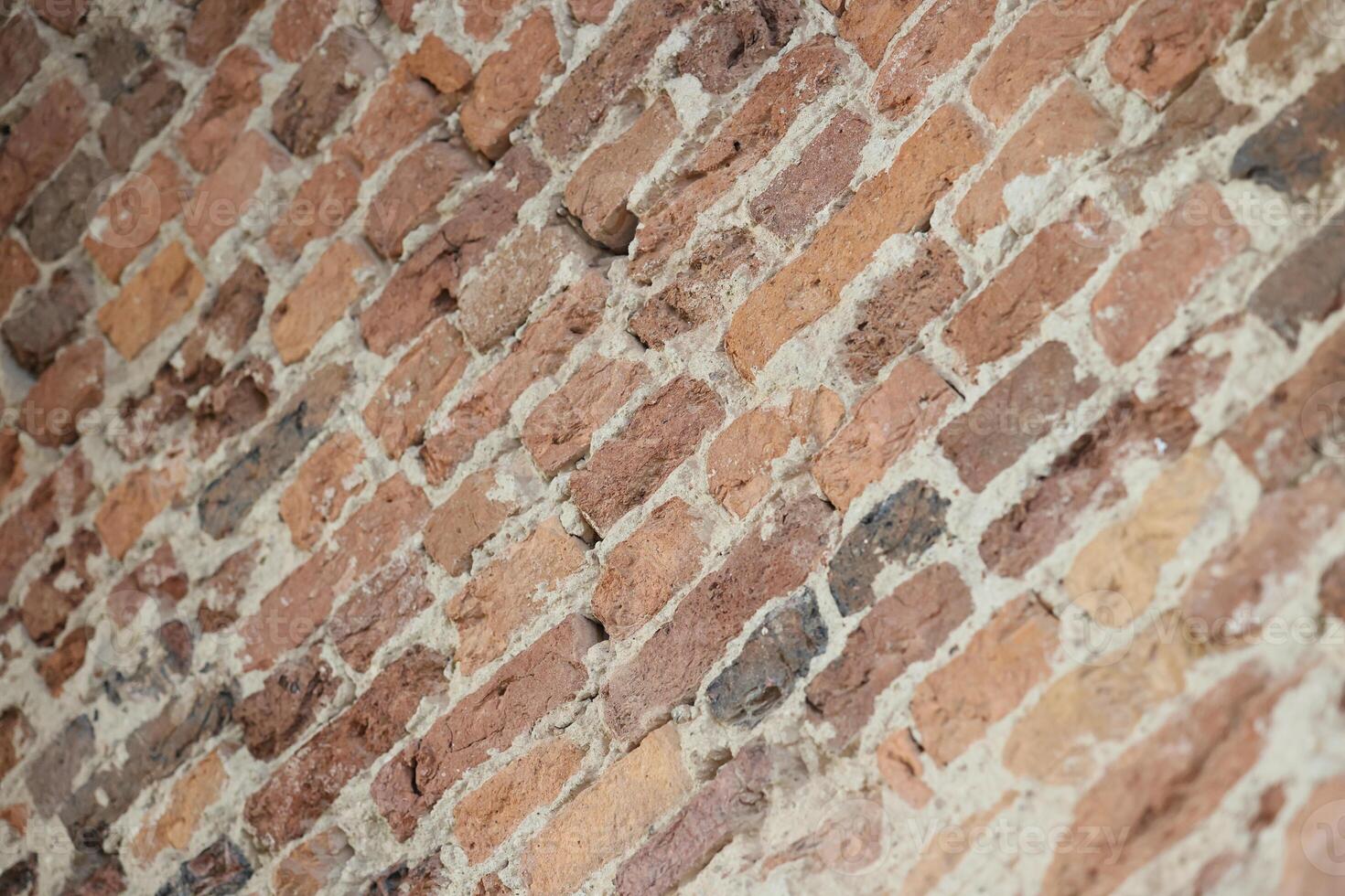 Explore the intricate Vintage Brick Wall Texture that serves beautifully for Backgrounds photo